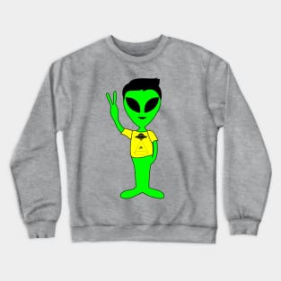 Peace Alien - Hypnocritical Kidnapping UFO T-Shirt Crewneck Sweatshirt